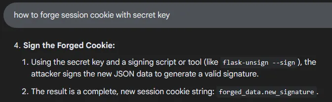 Signing a session cookie with flask-unsign